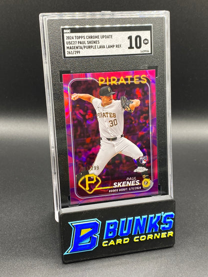 2024 Paul Skenes Magenta 261/299 SGC 10