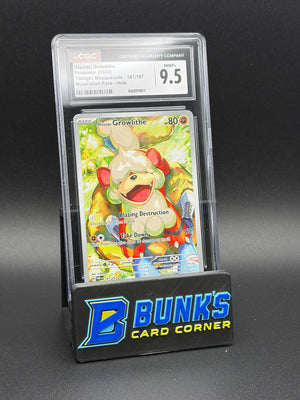 Hisuian Growlithe Illustration Rare Holo CGC 9.5
