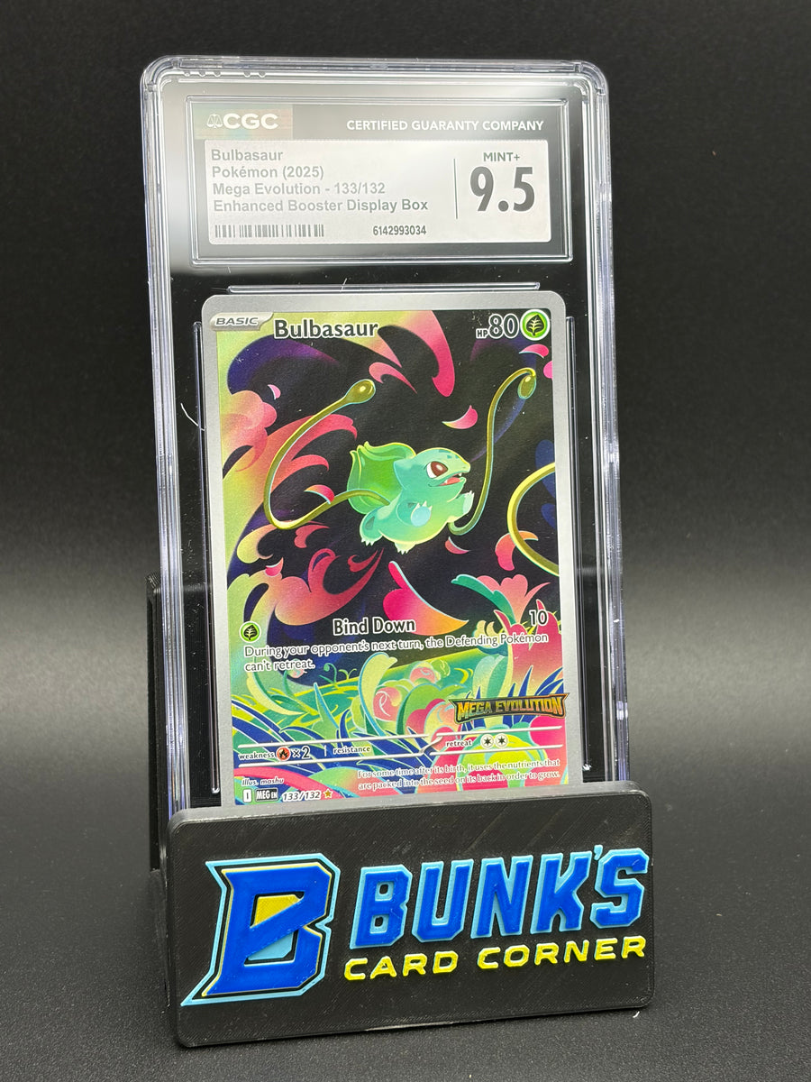 Bulbasaur Enhanced Booster Display Box CGC 9.5