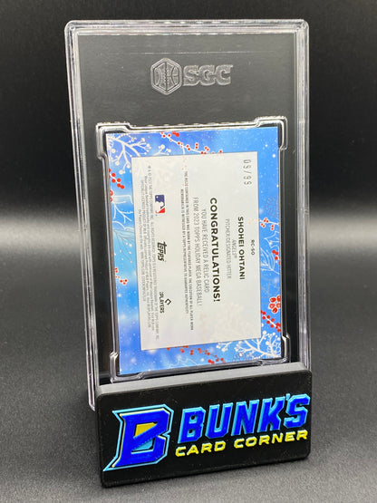 2023 Shohei Ohtani Relic Blue Metallic SGC 9.5