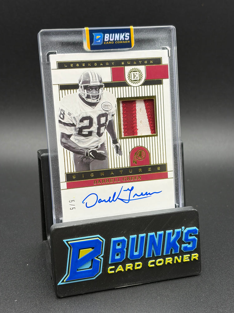 2022 Darrell Green Encased Legendary Swatch Signatures 5/5