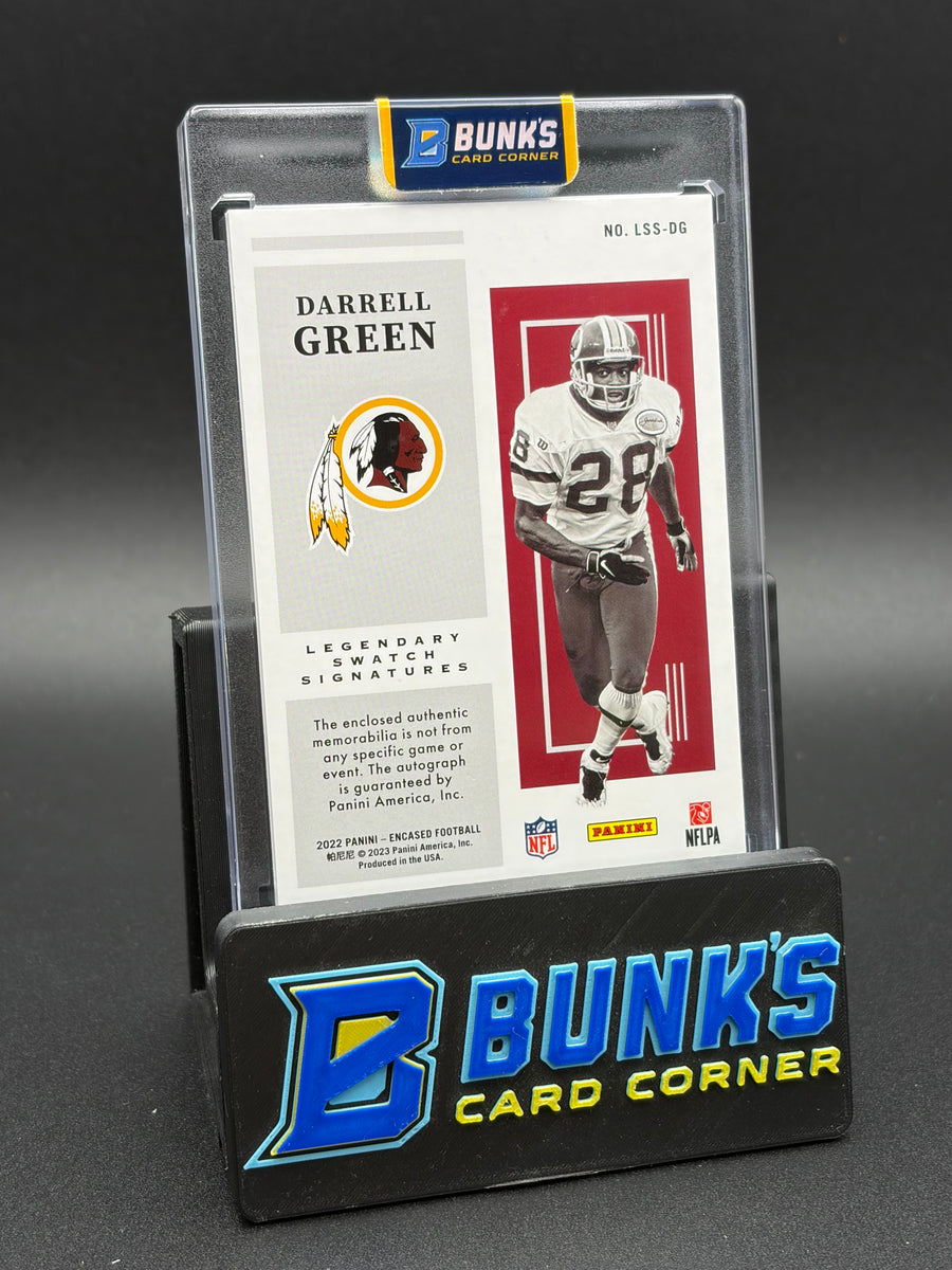2022 Darrell Green Encased Legendary Swatch Signatures 5/5