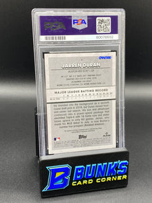 2022 Jarren Duran Auto-Negative Inverse PSA Auto. 9 Mint 9