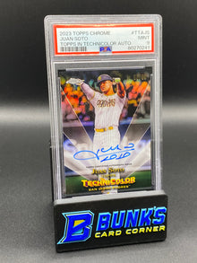 2023 Juan Soto Topps in Technicolor Auto. PSA 9