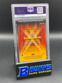 2023 Juan Soto Topps in Technicolor Auto. PSA 9