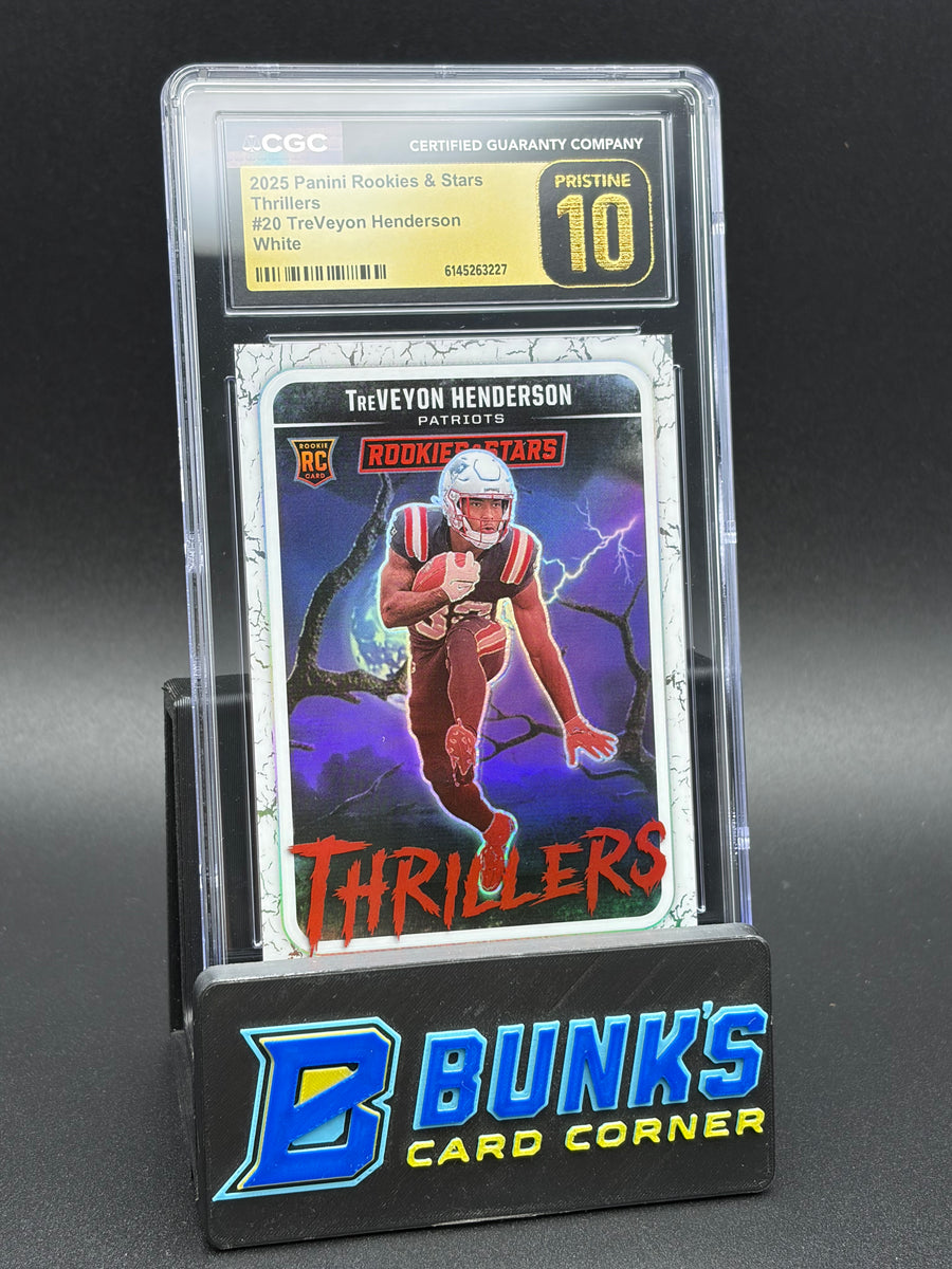 2025 TreVeyon Henderson White Thrillers Rookies & Stars CGC Pristine 10