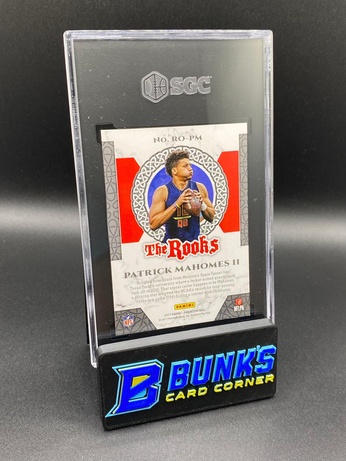 2017 Patrick MaHomes II The Rooks SGC 9