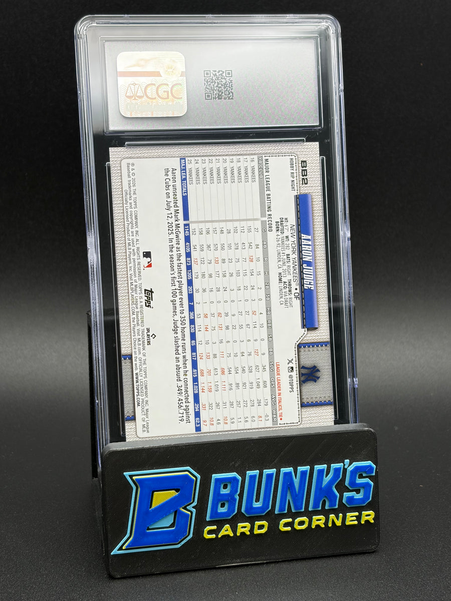 2026 Aaron Judge Gold Topps Hobby Rip Night CGC 9.5