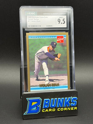 1992 Nolan Ryan Career Series Donruss Coca-Cola CGC 9.5