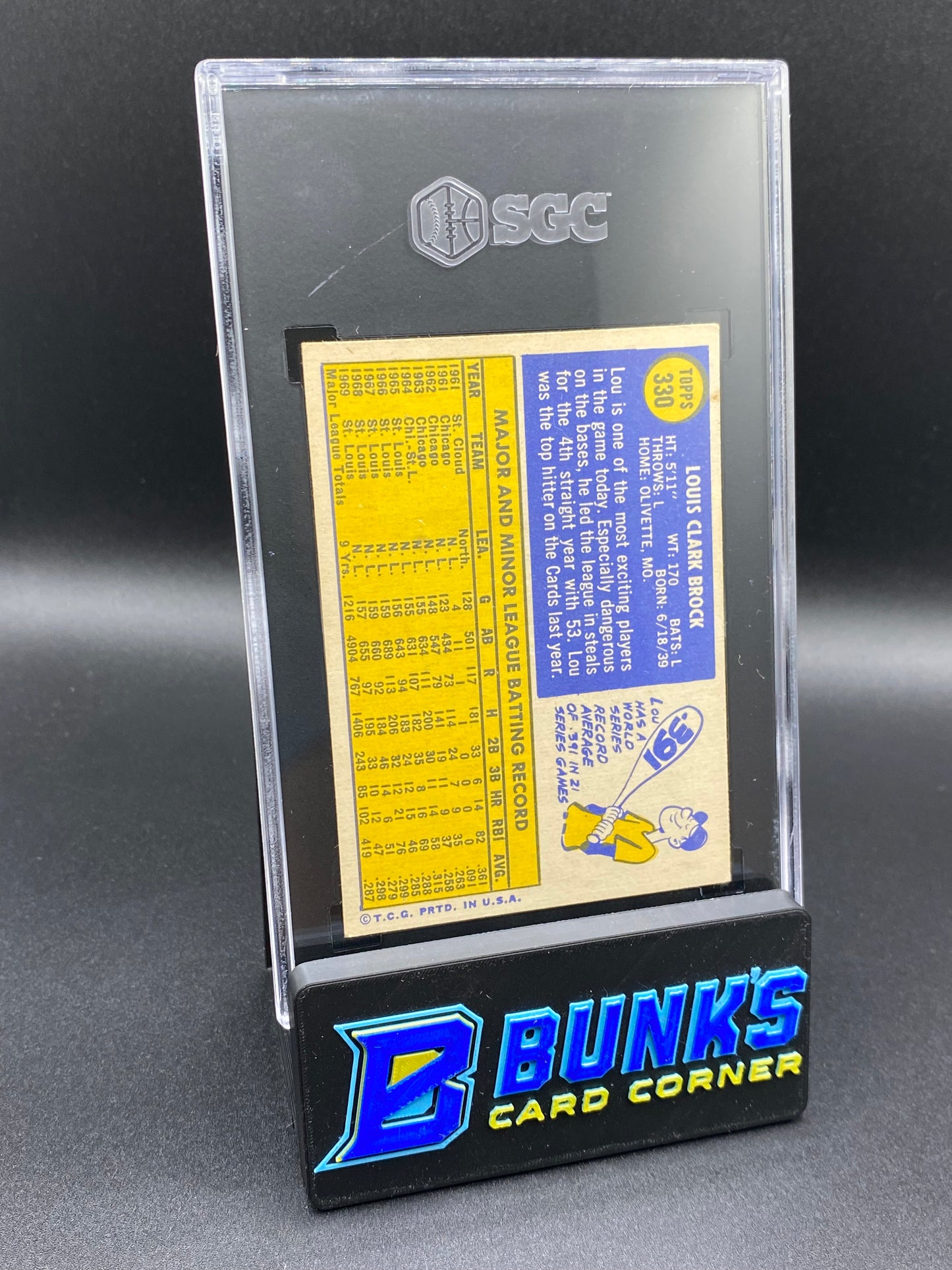 1970 Lou Brock SGC 6