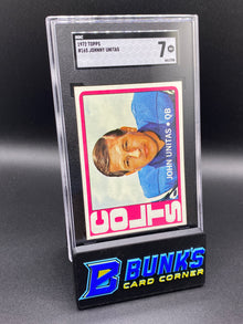 1972 Johnny Unitas SGC 7