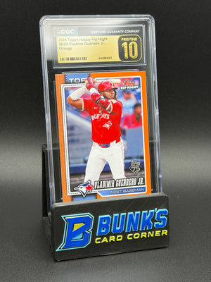 2026 Vladimir Guerrero Jr Orange Topps Hobby Rip Night CGC Pristine 10 SP