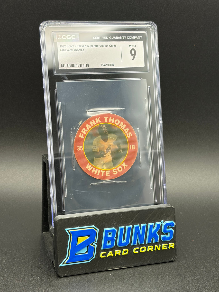 1992 Frank Thomas Score 7-Eleven Superstar Action Coin CGC 9