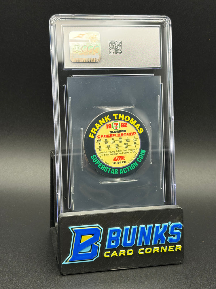 1992 Frank Thomas Score 7-Eleven Superstar Action Coin CGC 9