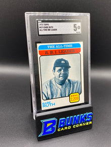 1973 Babe Ruth All-Time RBI Leader SGC 5