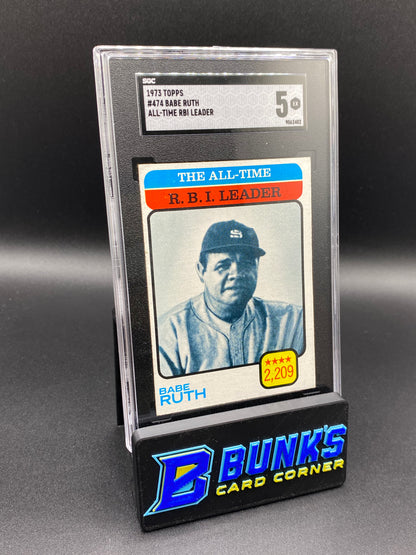 1973 Babe Ruth All-Time RBI Leader SGC 5