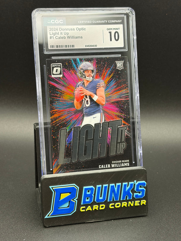 2024 Caleb Williams Light It Up Donruss Optic CGC 10 RC