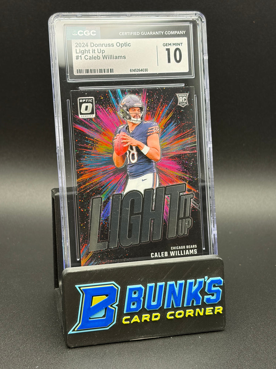 2024 Caleb Williams Light It Up Donruss Optic CGC 10 RC