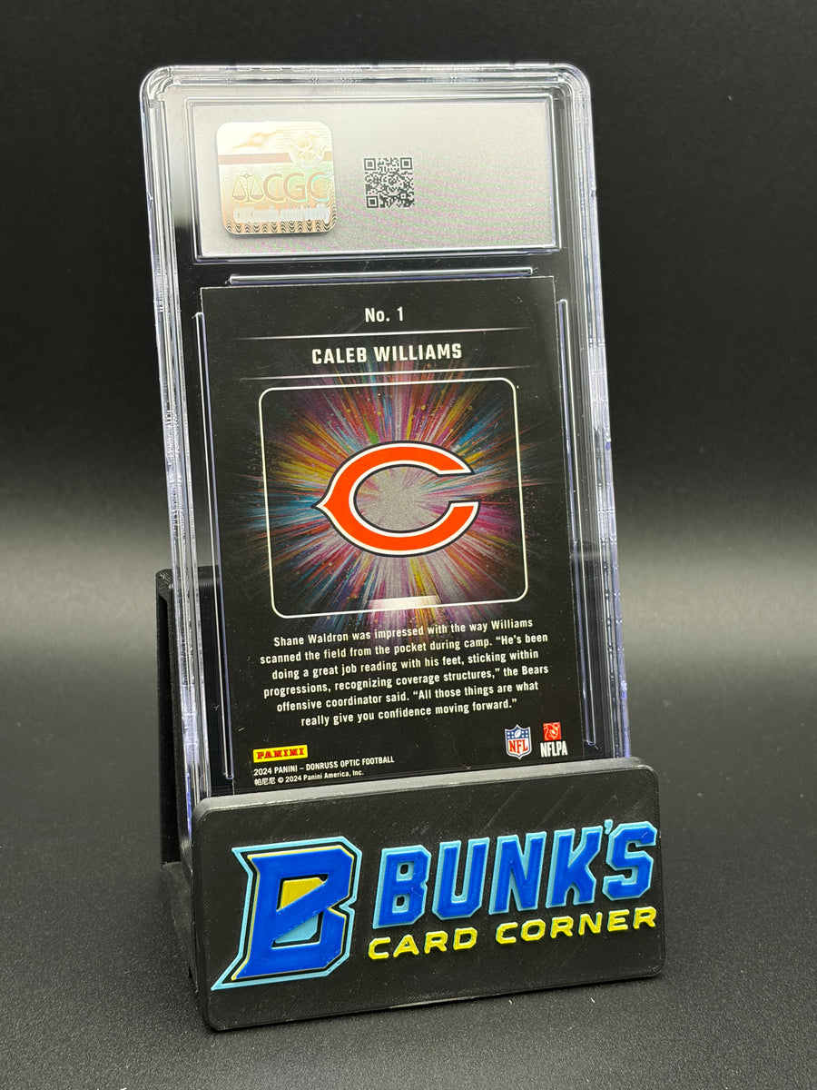 2024 Caleb Williams Light It Up Donruss Optic CGC 10 RC