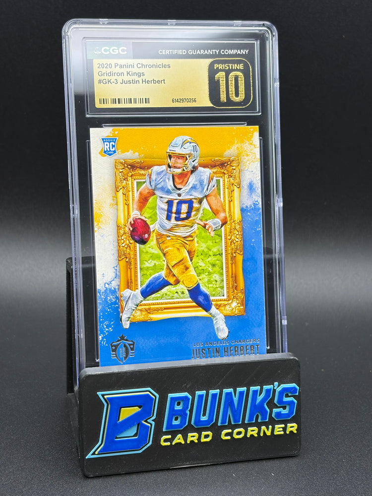 2020 Justin Herbert Gridiron Kings Panini Chronicles CGC Pristine 10 RC
