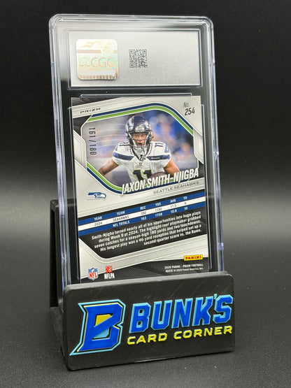 2025 Jaxon Smith-Njigba Pigskin Panini Prizm CGC 10