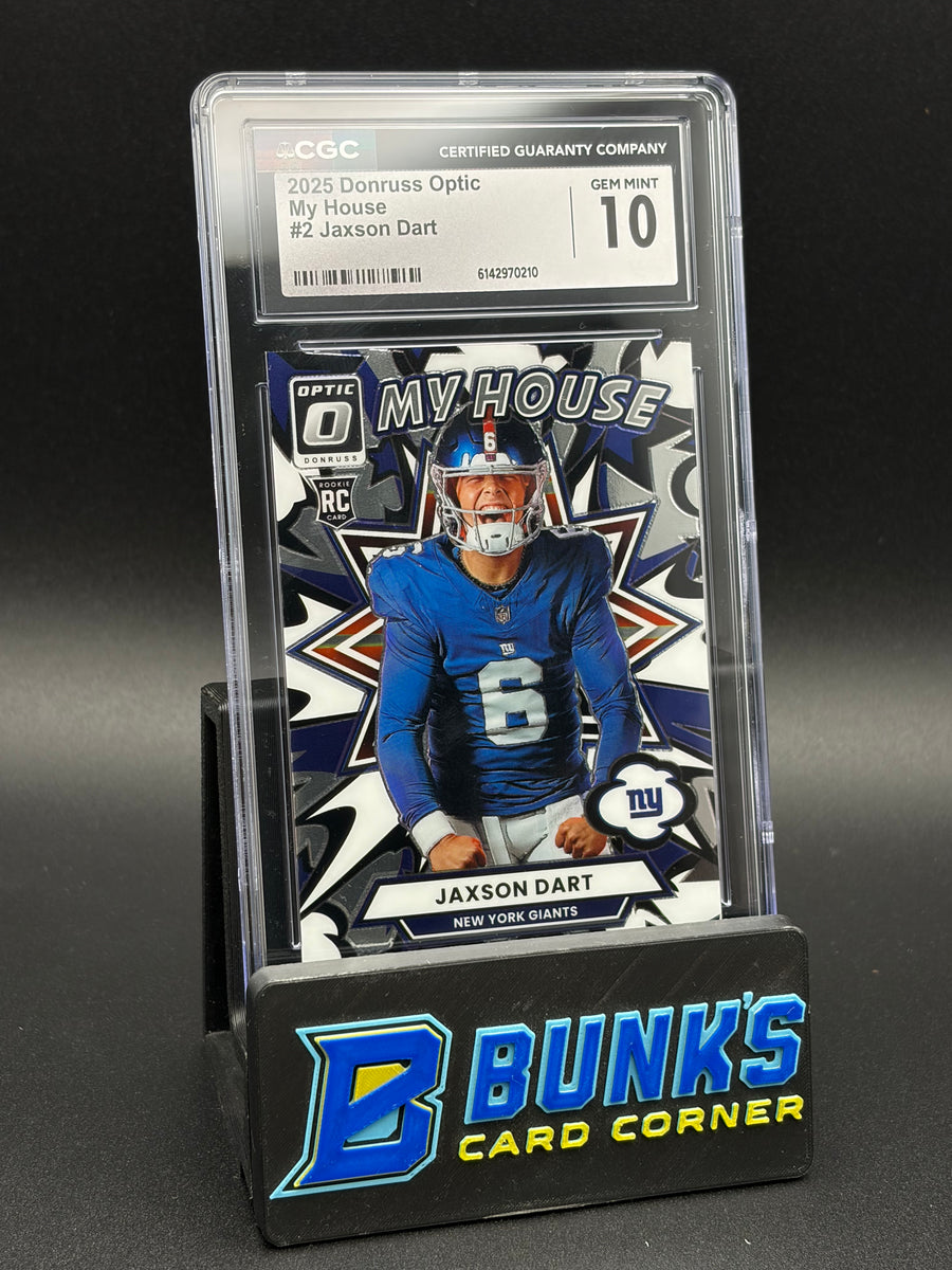 2025 Jaxson Dart My House Donruss Optic CGC 10 RC