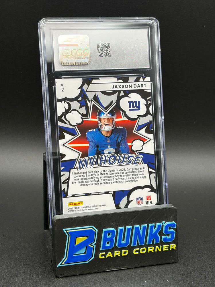 2025 Jaxson Dart My House Donruss Optic CGC 10 RC