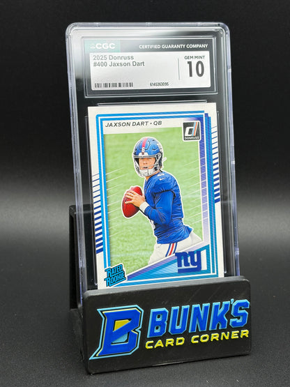2025 Jaxson Dart Donruss RC CGC 10