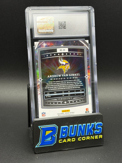 2025 Andrew Van Ginkel Silver Panini Origins CGC 10 25/75