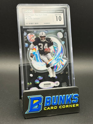 2024 Bo Jackson Fluidity Topps Signature Class CGC 10
