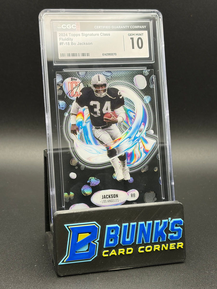 2024 Bo Jackson Fluidity Topps Signature Class CGC 10
