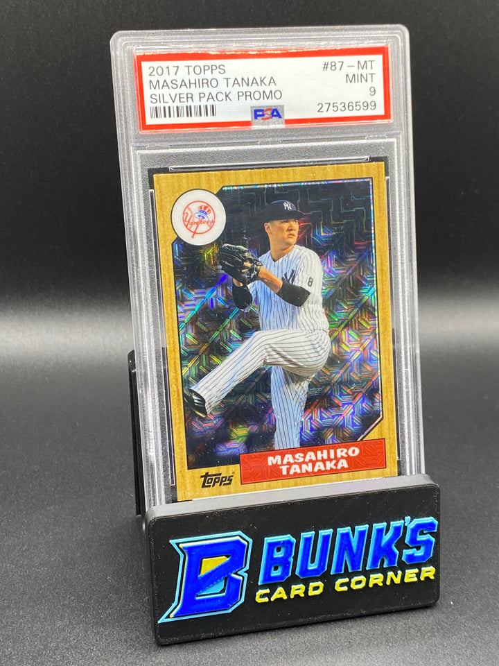2017 Masahiro Tanaka Silver Pack Promo PSA 9