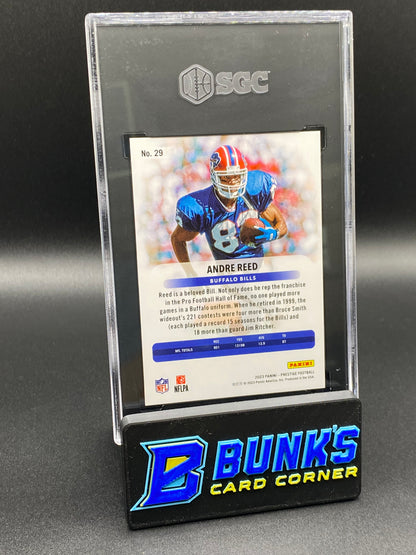 2023 Andre Reed Xtra Points Platinum 8/10 SGC 10