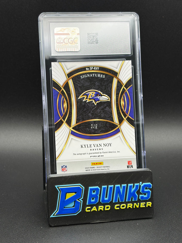 2025 Kyle Van Noy Green Signatures Select CGC 10 Auto 10 2/5