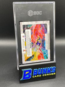 2024 Lamar Jackson State Of The Art Orange Prizm SGC 10