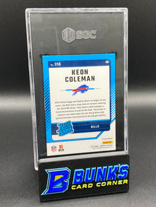 2024 Keon Coleman Optic Preview Red Wave Prizm SGC 10