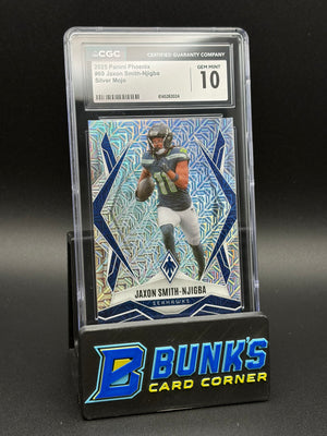 2025 Jaxon Smith Njigba Silver Mojo Phoenix CGC 10