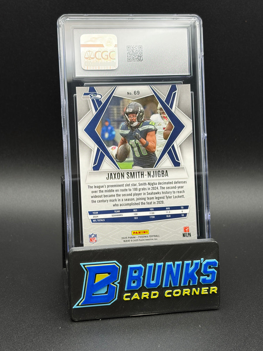 2025 Jaxon Smith Njigba Silver Mojo Phoenix CGC 10