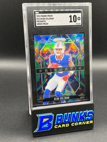 2024 Keon Coleman Prizmatic Green Prizm SGC 10