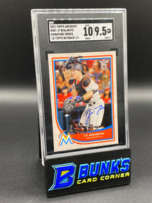 2021 JT Realmuto Sig. Series '18 Topps Buyback 1/1 SGC 10/9.5