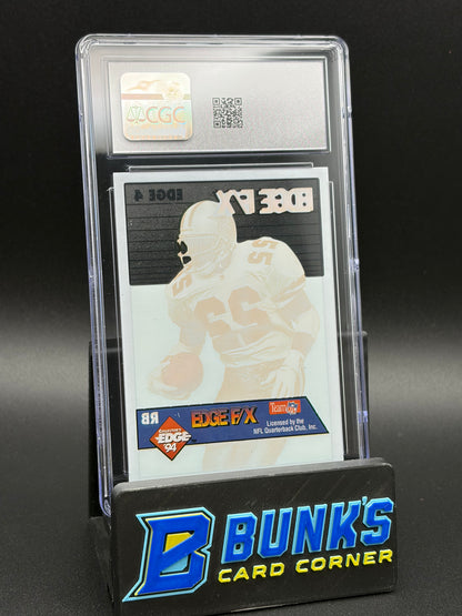 1994 Emmitt Smith White Backs Edge Collector's Edge CGC 9