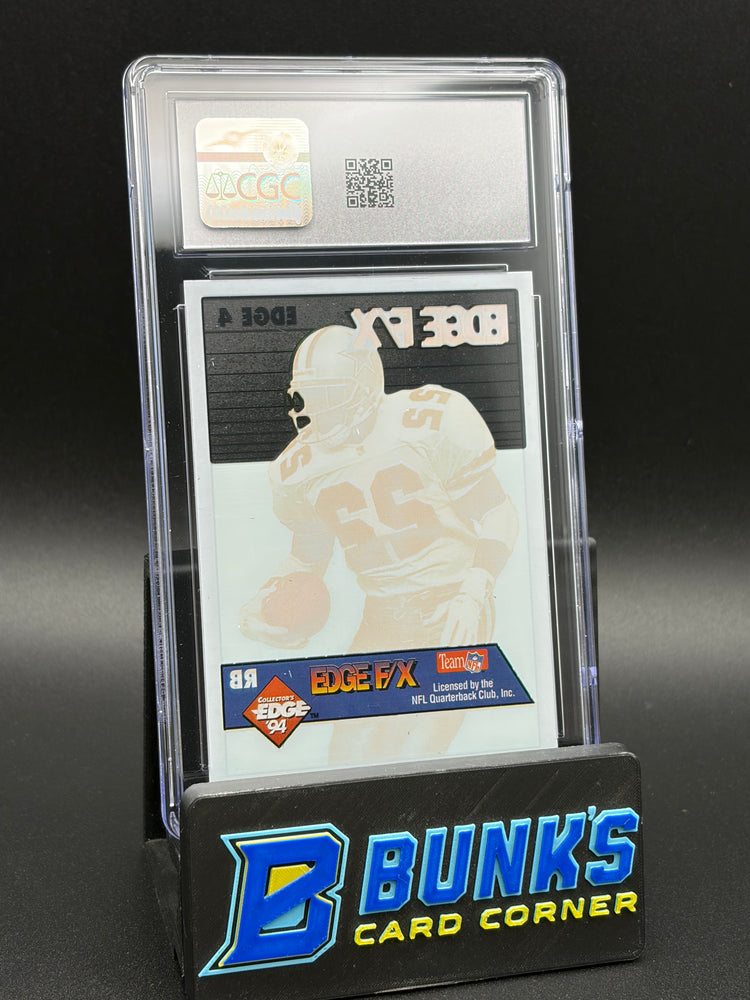 1994 Emmitt Smith White Backs Edge Collector's Edge CGC 9