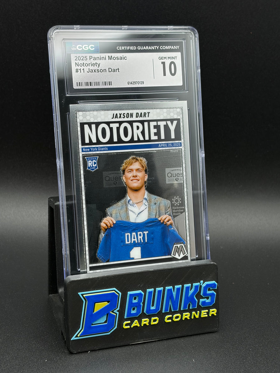 2025 Jaxson Dart Notoriety Panini Mosaic CGC 10 RC