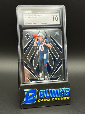 2024 Drake Maye Panini Phoenix CGC 10 RC