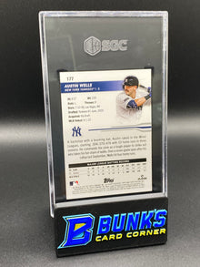 2024 Austin Wells Gold Ref. 31/50 SGC 9