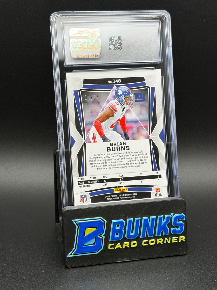2024 Brian Burns Molten FOTL Obsidian CGC 10 1/14
