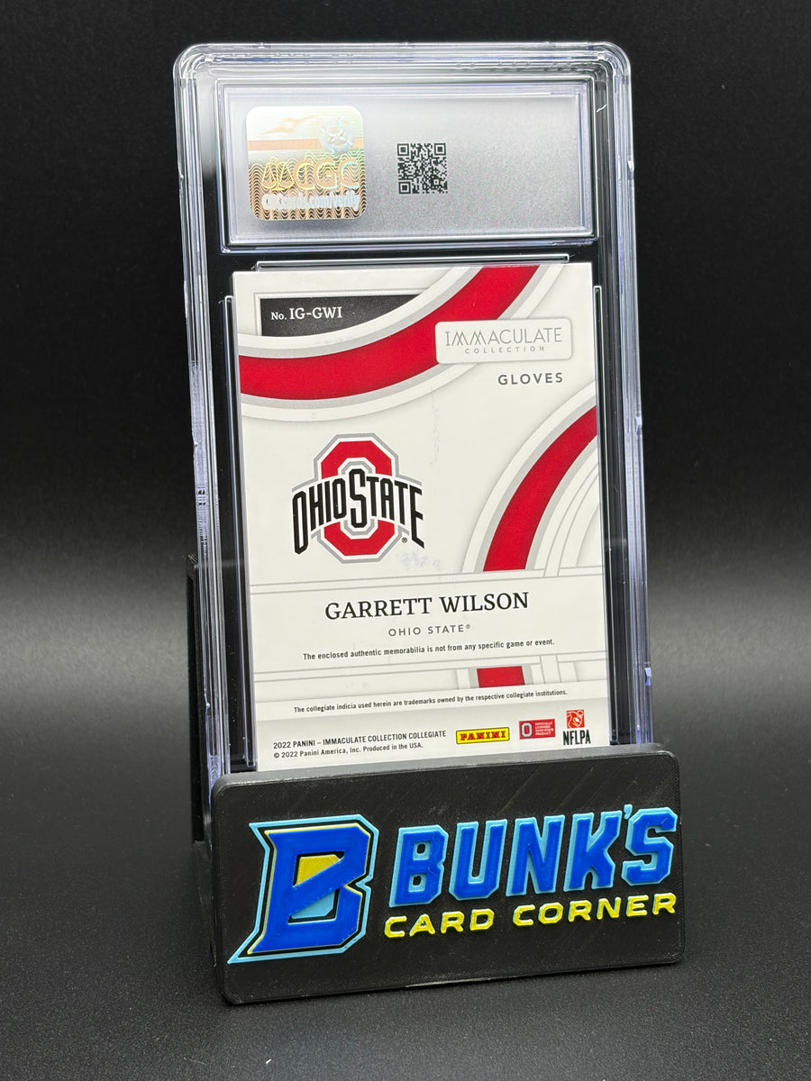 2022 Garrett Wilson Immaculate Gloves CGC 9 19/96