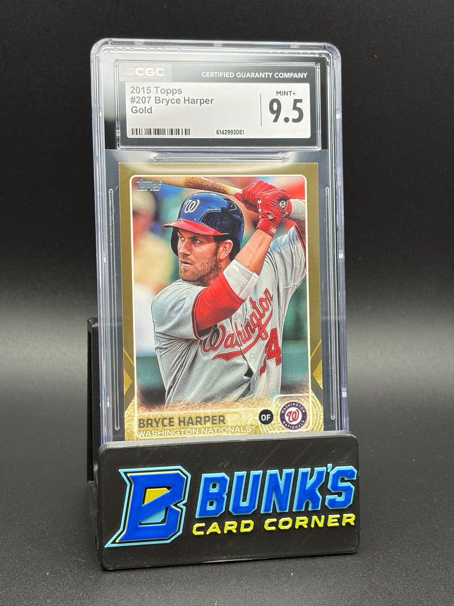 2015 Bryce Harper Gold Topps CGC 9.5 674/2015