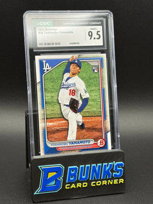 2024 Yoshinobu Yamamoto Bowman CGC 9.5 RC