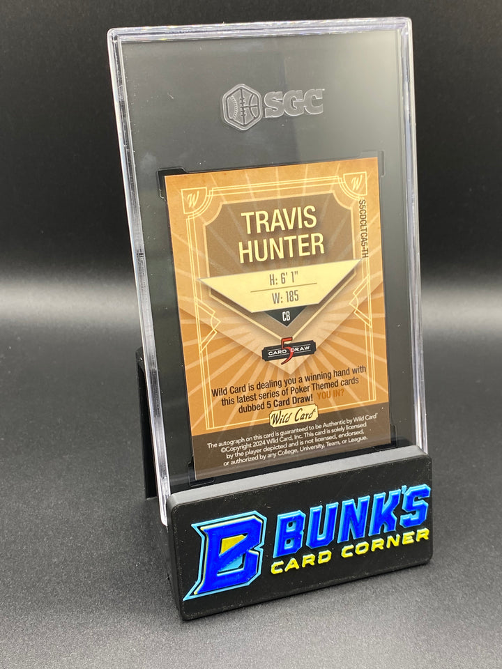 2024 Travis Hunter Classic Auto. Color Match 1/1 SGC 9.5